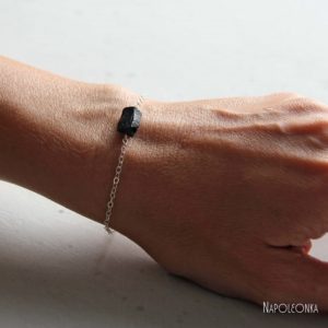 браслет черный турмалин шерл фото купить Москва